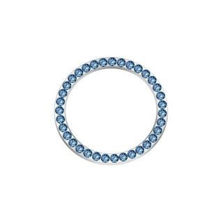 Blue Car Interior Accessory Bling - Automotive Start Switch Button Decoration